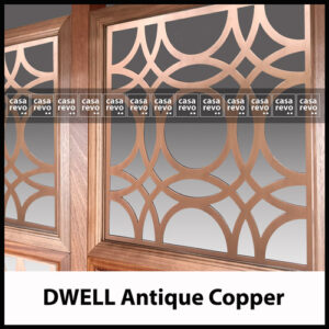 Antique Copper Oak CASAREVO DWELL COVID screen