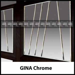 Casarevo Chrome room divider GINA