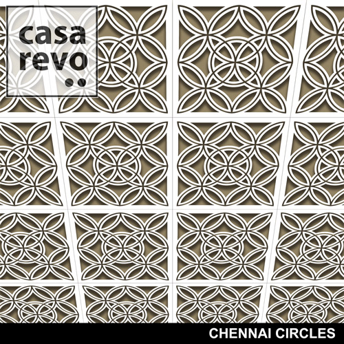 CHENNAI CIRCLES MDF Ceiling Tile by CASAREVO