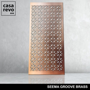 SEEMA GROOVE BRASS mdf by CASAREVO