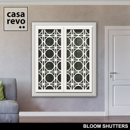 BLOOM White Window Shutters by CASAREVO