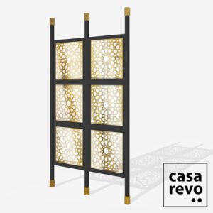 SPARK ARABIC GOLD Black Stain Glazed Casarevo room divider