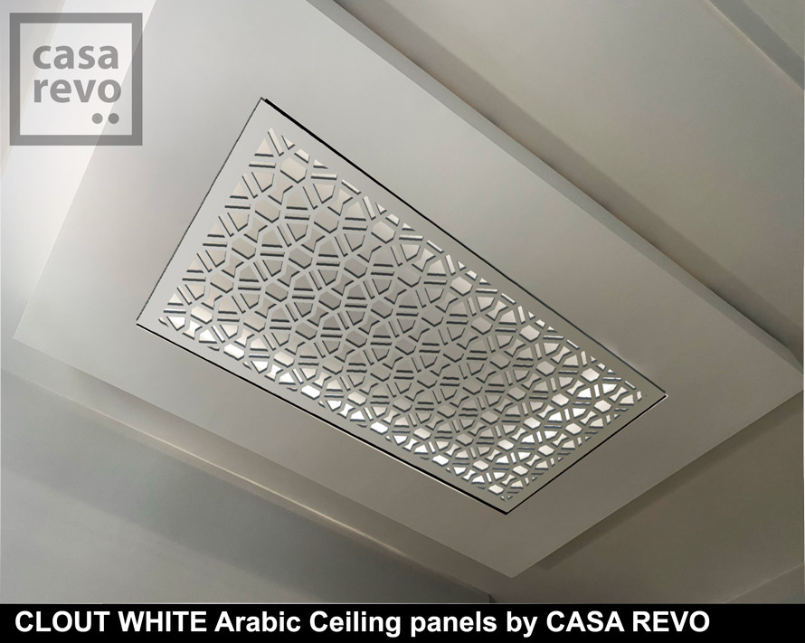 CLOUT White MDF decorative ceiling panels