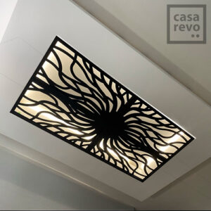 RANVIR Black arabic style ceiling panel designs