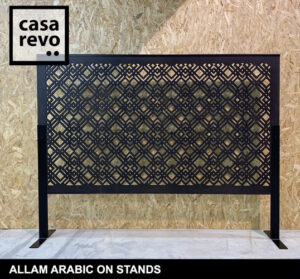 Allam Arabic MDF fretwork on stands