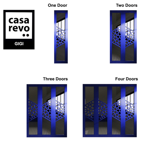 GIGI Custom mirrored doors by CASAREVO