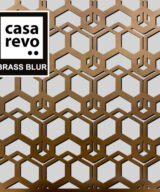 Cubic Brass Blur Fretwork patterns