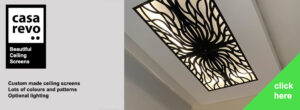 Decorative fretwork ceiling designs by CASAREVO